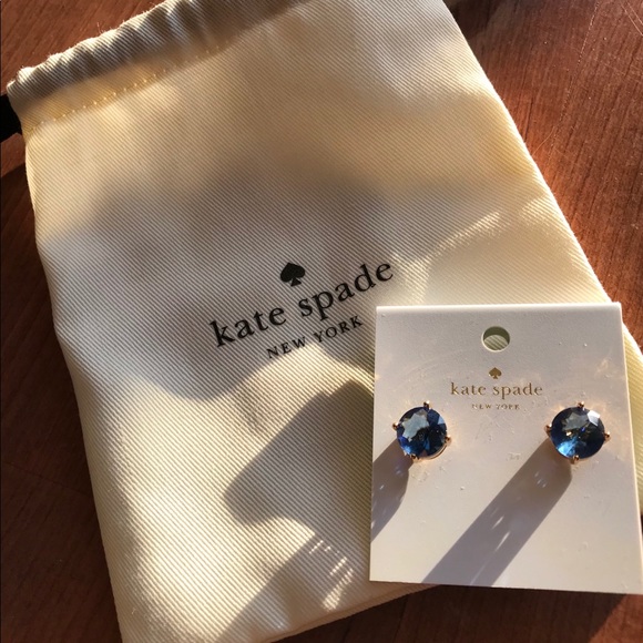 kate spade Jewelry - Sapphire colored Kate Spade NWT Gumdrop Studs